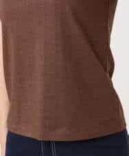 F1KGD32045 MK MICHEL KLEIN(小さいサイズ)(メゾン ドゥ サンク) 【小さいサイズ】ラメタンクトップ/UVカット/洗濯機で洗える ブラウン