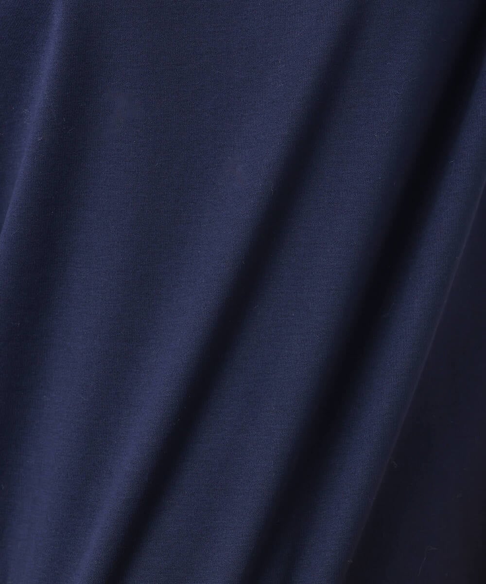 F1KGD33090 MK MICHEL KLEIN(小さいサイズ)(メゾン ドゥ サンク) 【小さいサイズ】シルケットフライス半袖カットソー/洗える ホワイト