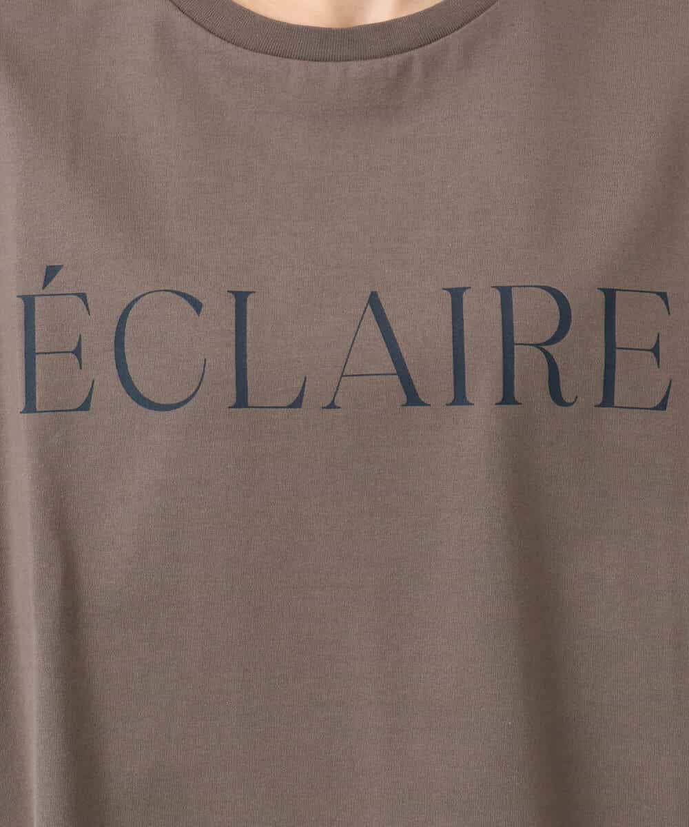 F1KGD41080 MK MICHEL KLEIN(小さいサイズ)(メゾン ドゥ サンク) 【小さいサイズ】ニュアンス配色コットンロゴTシャツ/洗濯機で洗える ホワイト