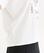 F1KGD60085 MK MICHEL KLEIN(小さいサイズ)(メゾン ドゥ サンク) 【小さいサイズ】[UVカット/接触冷感/洗濯機で洗える]デザインロゴTシャツ ホワイト