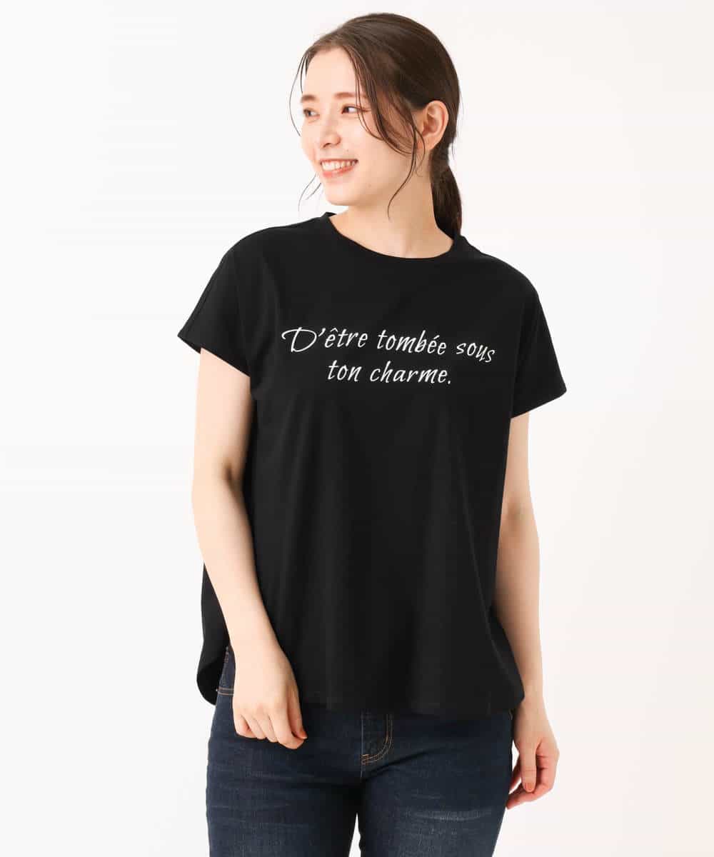 Mk Michel Klein 小さいサイズ メゾン ドゥ サンク 小さいサイズ 洗える 美形コンパクト ロゴtシャツ イトキンオンラインストア