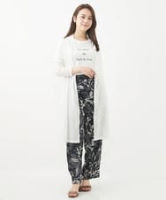 F1KGV40075 MK MICHEL KLEIN(小さいサイズ)(メゾン ドゥ サンク) 【小さいサイズ】ベーシックロゴTシャツ/洗える ベージュ