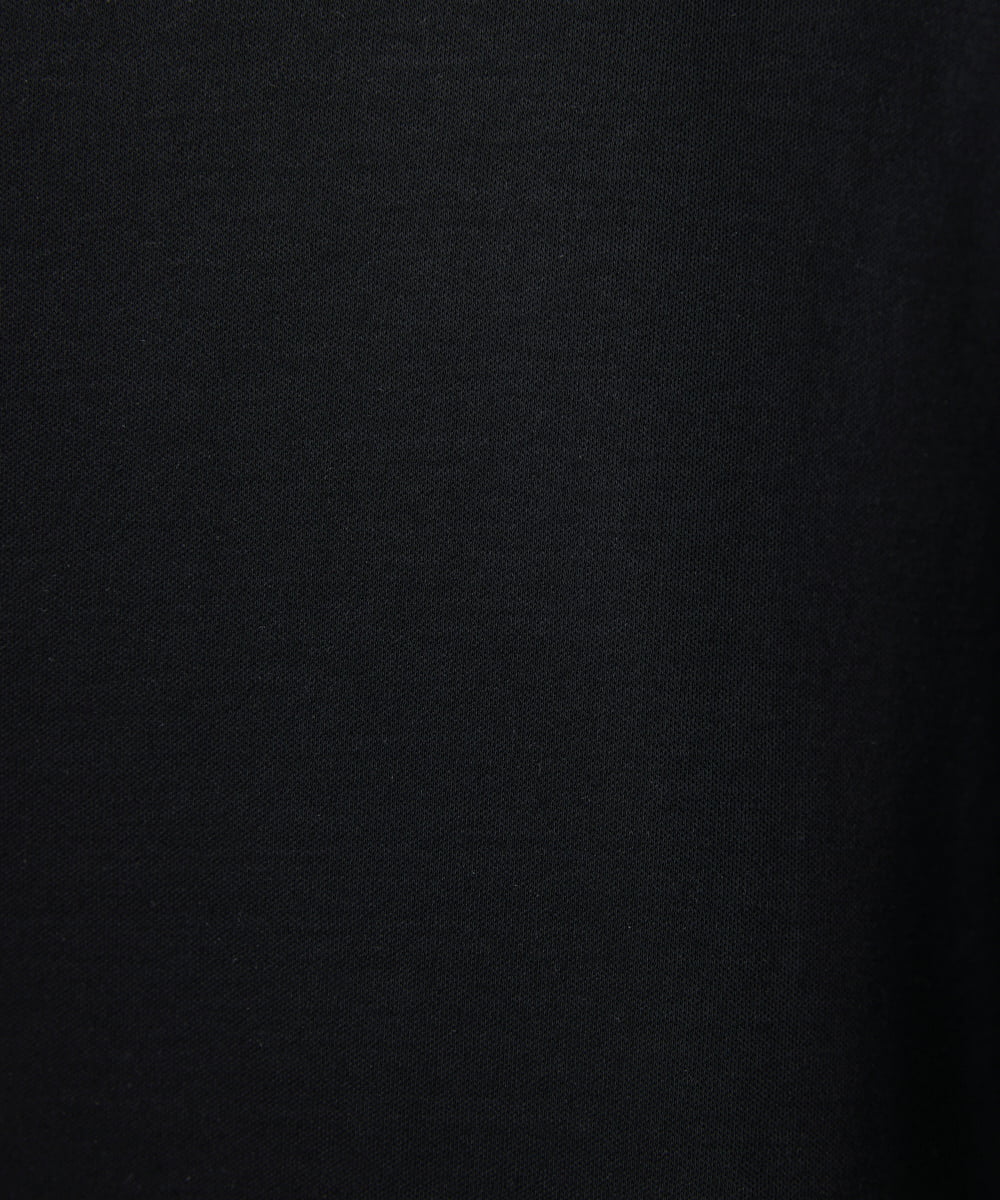 F1KGV50090 MK MICHEL KLEIN(小さいサイズ)(メゾン ドゥ サンク) 【小さいサイズ】配色ネックデザインTシャツ/接触冷感/洗える ホワイト
