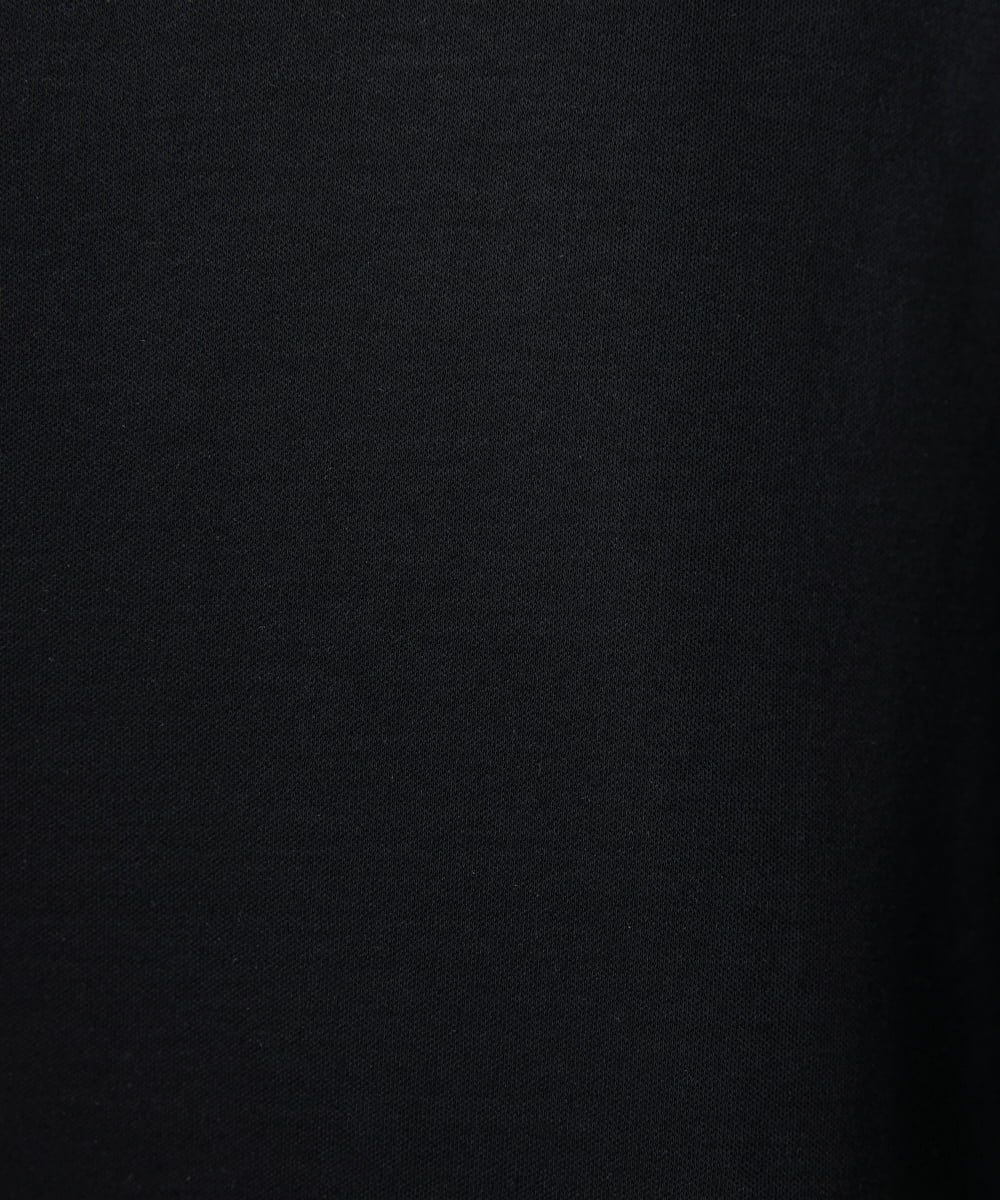 F1KGV50090 MK MICHEL KLEIN(小さいサイズ)(メゾン ドゥ サンク) 【小さいサイズ】配色ネックデザインTシャツ/接触冷感/洗える ホワイト