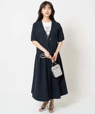 F1KHA53085 MK MICHEL KLEIN(小さいサイズ)(メゾン ドゥ サンク) 【小さいサイズ】ベーシックロゴTシャツ/洗える ホワイト