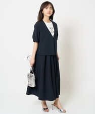 F1KHA53085 MK MICHEL KLEIN(小さいサイズ)(メゾン ドゥ サンク) 【小さいサイズ】ベーシックロゴTシャツ/洗える ホワイト