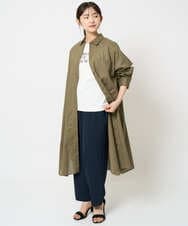 F1KHA53085 MK MICHEL KLEIN(小さいサイズ)(メゾン ドゥ サンク) 【小さいサイズ】ベーシックロゴTシャツ/洗える ホワイト