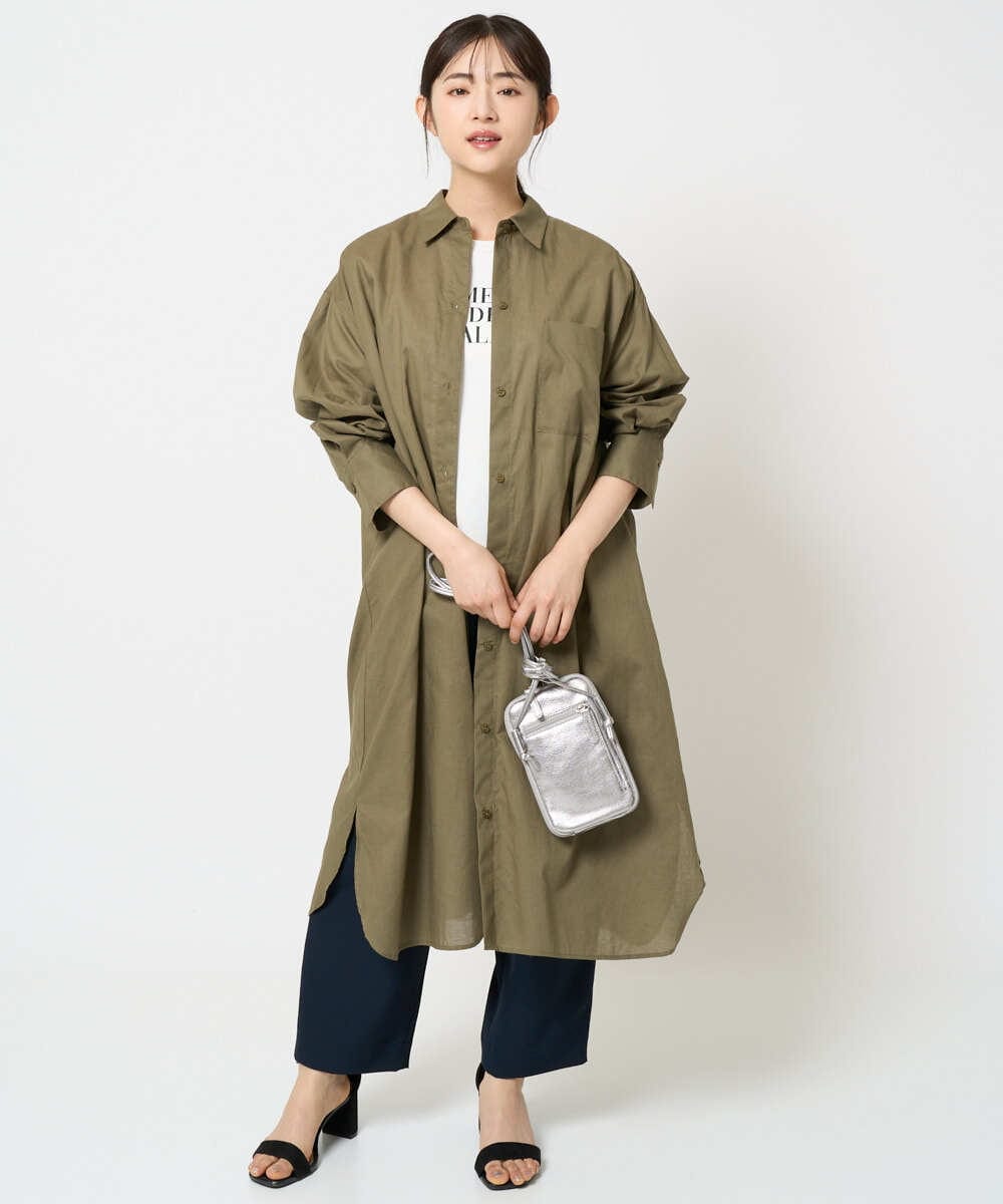 F1KHA53085 MK MICHEL KLEIN(小さいサイズ)(メゾン ドゥ サンク) 【小さいサイズ】ベーシックロゴTシャツ/洗える ホワイト