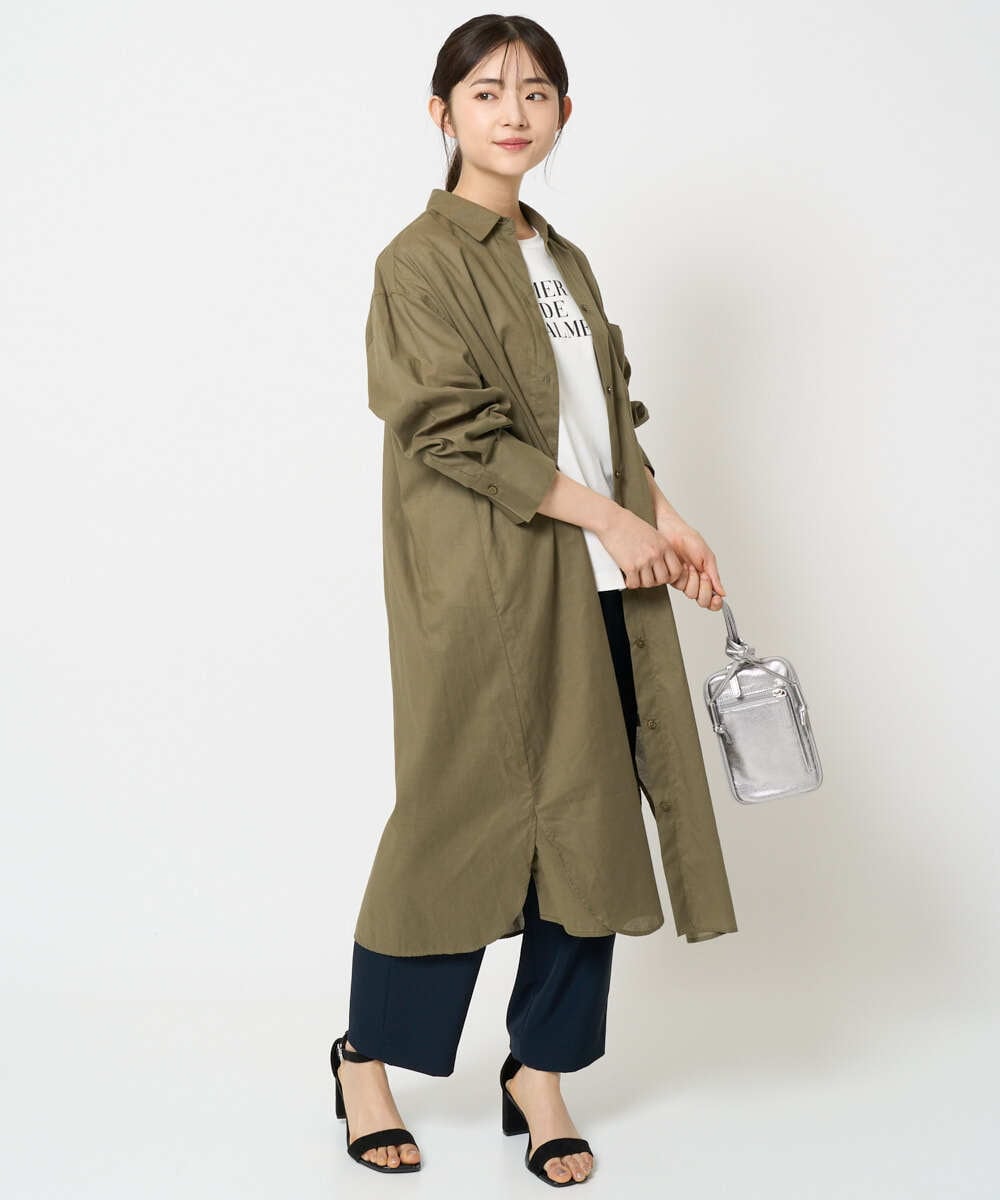 F1KHA53085 MK MICHEL KLEIN(小さいサイズ)(メゾン ドゥ サンク) 【小さいサイズ】ベーシックロゴTシャツ/洗える ホワイト