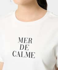 F1KHA53085 MK MICHEL KLEIN(小さいサイズ)(メゾン ドゥ サンク) 【小さいサイズ】ベーシックロゴTシャツ/洗える ホワイト