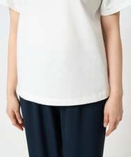 F1KHA53085 MK MICHEL KLEIN(小さいサイズ)(メゾン ドゥ サンク) 【小さいサイズ】ベーシックロゴTシャツ/洗える ホワイト