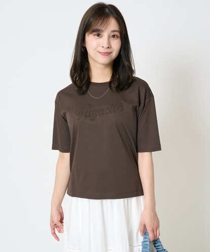 F1KHA62080 MK MICHEL KLEIN(小さいサイズ) 【小さいサイズ】リラックスシルエット ロゴTシャツ/接触冷感/洗える