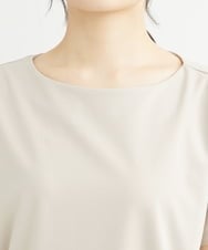 F1KIS18100 MK MICHEL KLEIN(小さいサイズ)(メゾン ドゥ サンク) 【小さいサイズ】半袖ポンチカットソー/洗える ブルー