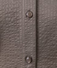 F1KIV71130 MK MICHEL KLEIN(小さいサイズ)(メゾン ドゥ サンク) 【小さいサイズ】サッカーストライプ ウエストタックカットソー/洗える ホワイト