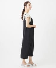 F1KIV72110 MK MICHEL KLEIN(小さいサイズ)(メゾン ドゥ サンク) 【小さいサイズ】ジャージーラメTシャツ/洗える ライトブルー