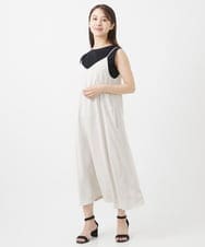 F1KIV74090 MK MICHEL KLEIN(小さいサイズ)(メゾン ドゥ サンク) 【小さいサイズ】シルケットフライス ノースリーブカットソー/洗える ホワイト