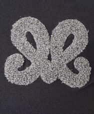 F1KJA21080 MK MICHEL KLEIN(小さいサイズ)(メゾン ドゥ サンク) 【小さいサイズ】イニシャル刺繍コットンTシャツ/UVカット/接触冷感/洗える ホワイト