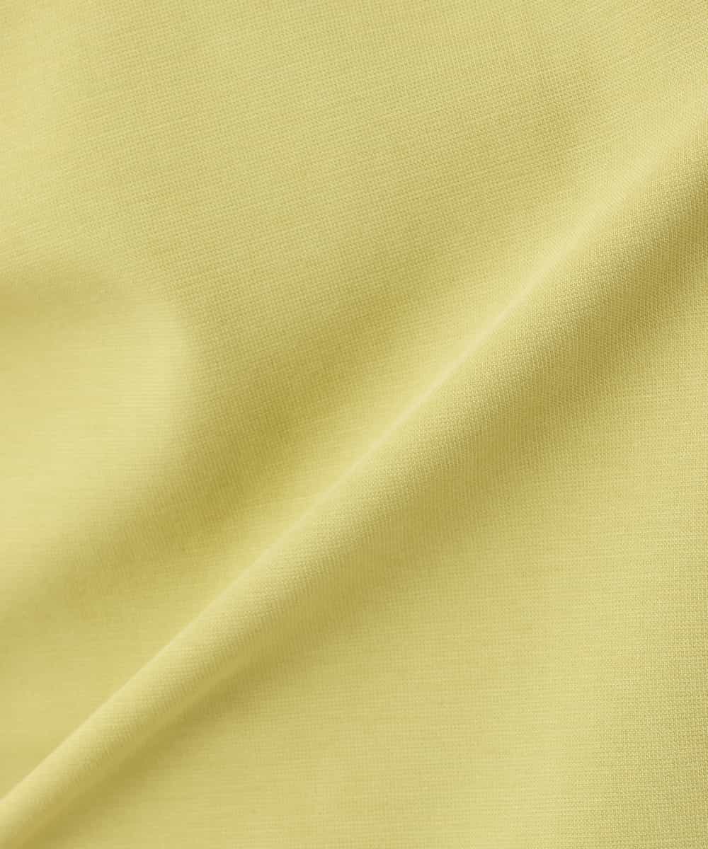 F1KJD22130 MK MICHEL KLEIN(小さいサイズ)(メゾン ドゥ サンク) 【小さいサイズ】[洗える]前後2way フロントジップデザインカットソー オリーブ