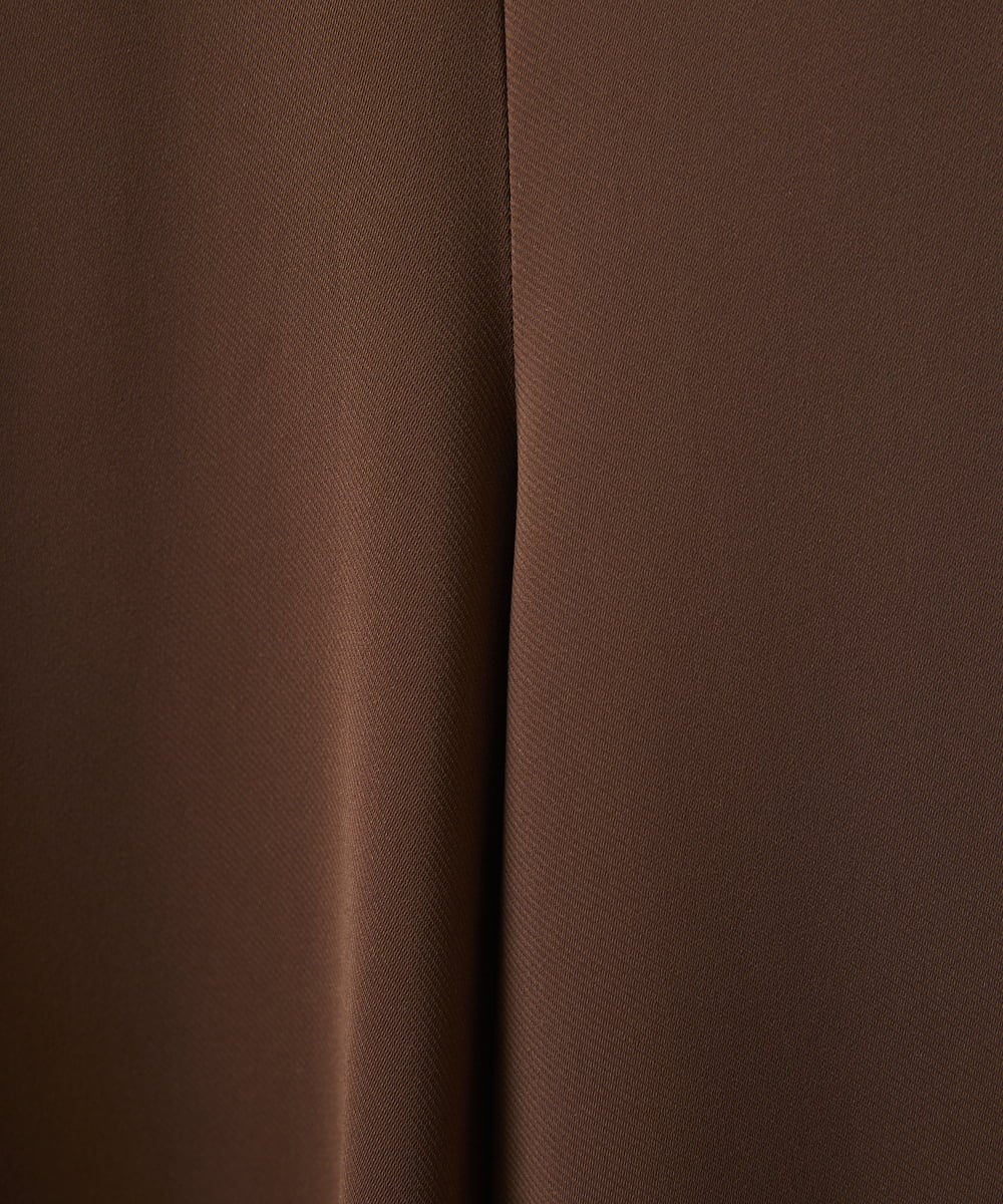 F1LAA32150 MK MICHEL KLEIN(小さいサイズ)(メゾン ドゥ サンク) 【小さいサイズ】タックスカーチョ プルオンパンツ/洗える ベージュ