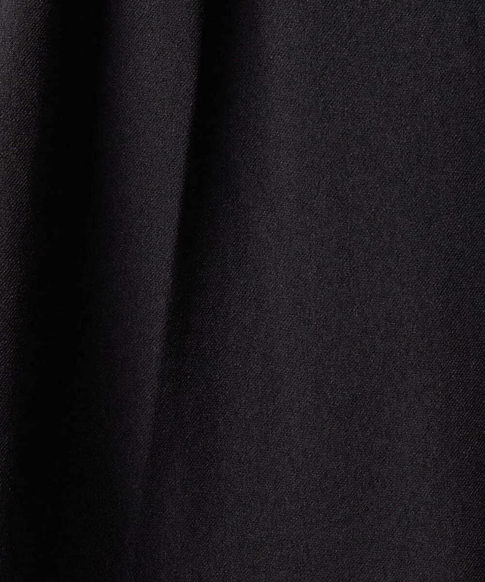 F1LAD45160 MK MICHEL KLEIN(小さいサイズ)(メゾン ドゥ サンク) 【小さいサイズ】ストレートワイドシルエットパンツ（無地・チェック）/洗える グレー（チェック）