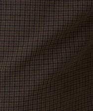 F1LAD51170 MK MICHEL KLEIN(小さいサイズ)(メゾン ドゥ サンク) 【小さいサイズ】千鳥柄ガウチョパンツ/洗える グレー