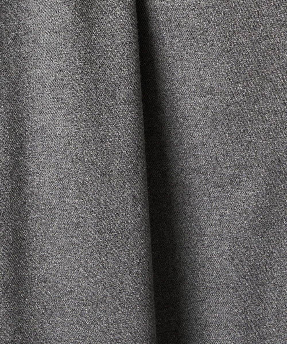 F1LAD62160 MK MICHEL KLEIN(小さいサイズ)(メゾン ドゥ サンク) 【小さいサイズ】裏起毛ワイドストレートプルオンパンツ/洗える グレー