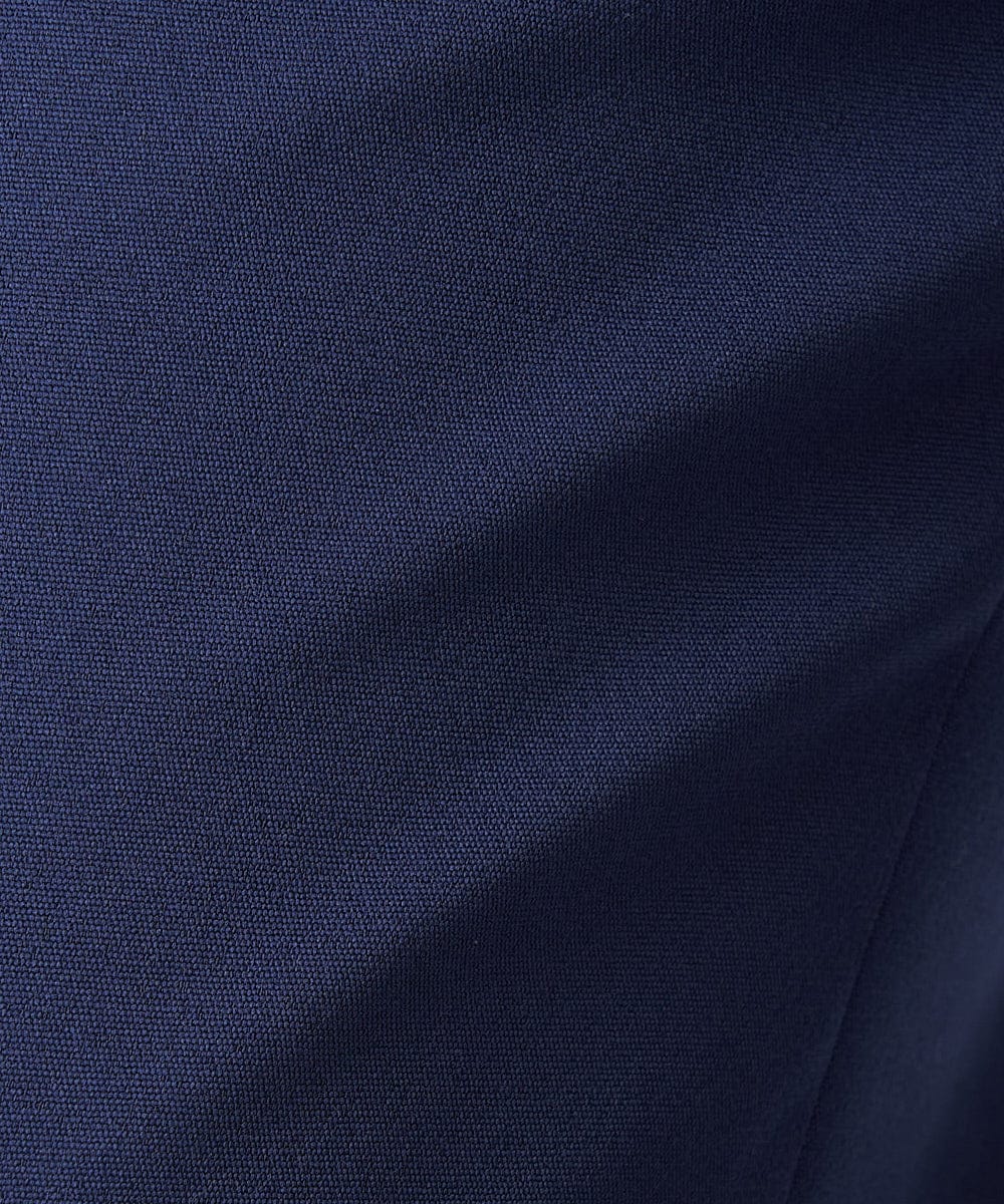 F1LAS48150 MK MICHEL KLEIN(小さいサイズ)(メゾン ドゥ サンク) 【小さいサイズ】ダブルクロスストレートパンツ/洗える ブルーグレー