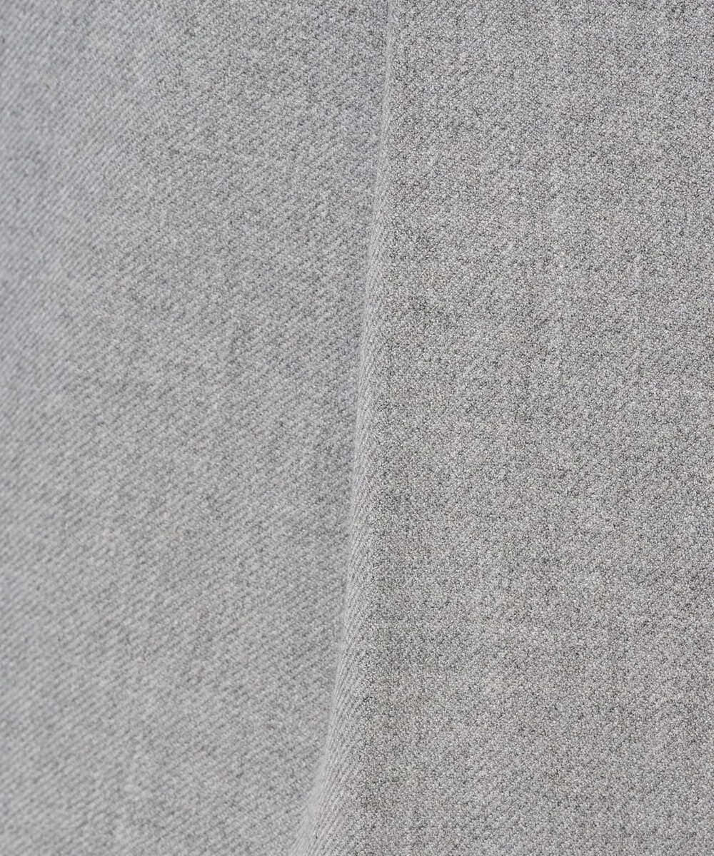 F1LBD56150 MK MICHEL KLEIN(小さいサイズ)(メゾン ドゥ サンク) 【小さいサイズ】ツイード調両面起毛テーパードパンツ/洗える ライトグレー