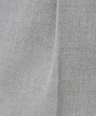 F1LBD58160 MK MICHEL KLEIN(小さいサイズ)(メゾン ドゥ サンク) 【小さいサイズ】ツイード調両面起毛ワイドパンツ/洗える ライトグレー