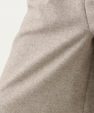 F1LDA60170 MK MICHEL KLEIN(小さいサイズ)(メゾン ドゥ サンク) 【小さいサイズ】2タック ツイードワイドパンツ/洗える ダークグレー