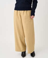 F1LDD60160 MK MICHEL KLEIN(小さいサイズ)(メゾン ドゥ サンク) 【小さいサイズ】カラーツイードワイドパンツ/洗える ベージュ