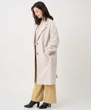 F1LDD60160 MK MICHEL KLEIN(小さいサイズ)(メゾン ドゥ サンク) 【小さいサイズ】カラーツイードワイドパンツ/洗える ベージュ