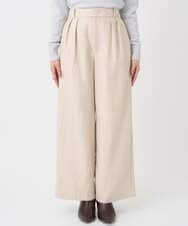 F1LDD60160 MK MICHEL KLEIN(小さいサイズ)(メゾン ドゥ サンク) 【小さいサイズ】カラーツイードワイドパンツ/洗える ベージュ