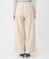 F1LDD60160 MK MICHEL KLEIN(小さいサイズ)(メゾン ドゥ サンク) 【小さいサイズ】カラーツイードワイドパンツ/洗える ベージュ