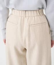 F1LDD60160 MK MICHEL KLEIN(小さいサイズ)(メゾン ドゥ サンク) 【小さいサイズ】カラーツイードワイドパンツ/洗える ベージュ