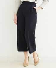 F1LDP22150 MK MICHEL KLEIN(小さいサイズ)(メゾン ドゥ サンク) 【小さいサイズ/制菌加工/Comfortシリーズ】ベーシックワイドパンツ ネイビー