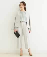 F1LDP22150 MK MICHEL KLEIN(小さいサイズ)(メゾン ドゥ サンク) 【小さいサイズ/制菌加工/Comfortシリーズ】ベーシックワイドパンツ ネイビー