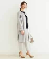 F1LDP22150 MK MICHEL KLEIN(小さいサイズ)(メゾン ドゥ サンク) 【小さいサイズ/制菌加工/Comfortシリーズ】ベーシックワイドパンツ ネイビー