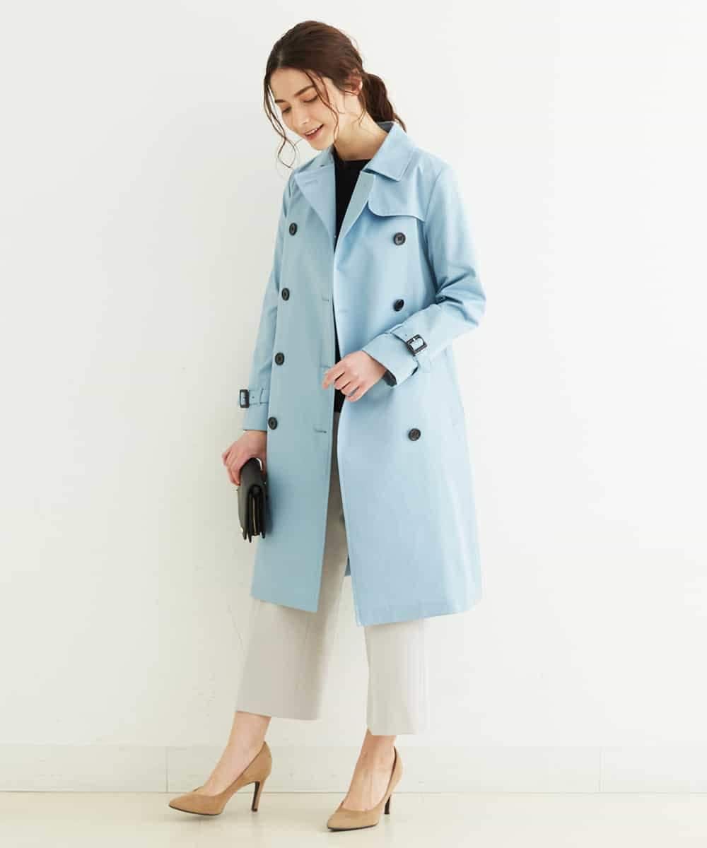 F1LDP22150 MK MICHEL KLEIN(小さいサイズ)(メゾン ドゥ サンク) 【小さいサイズ/制菌加工/Comfortシリーズ】ベーシックワイドパンツ ネイビー