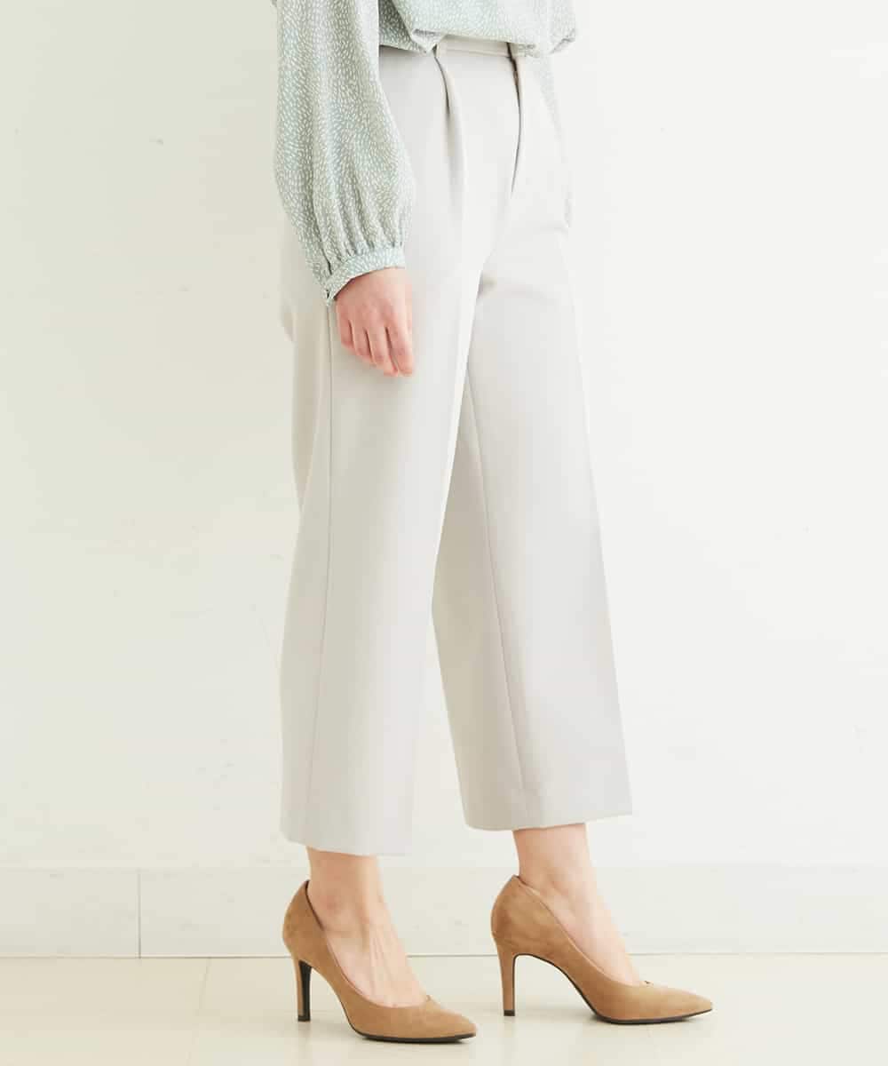 F1LDP22150 MK MICHEL KLEIN(小さいサイズ)(メゾン ドゥ サンク) 【小さいサイズ/制菌加工/Comfortシリーズ】ベーシックワイドパンツ ネイビー