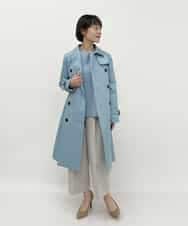 F1LDP22150 MK MICHEL KLEIN(小さいサイズ)(メゾン ドゥ サンク) 【小さいサイズ/制菌加工/Comfortシリーズ】ベーシックワイドパンツ ネイビー