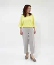F1LDP22150 MK MICHEL KLEIN(小さいサイズ)(メゾン ドゥ サンク) 【小さいサイズ/制菌加工/Comfortシリーズ】ベーシックワイドパンツ ネイビー