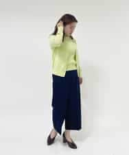 F1LDP22150 MK MICHEL KLEIN(小さいサイズ)(メゾン ドゥ サンク) 【小さいサイズ/制菌加工/Comfortシリーズ】ベーシックワイドパンツ ネイビー