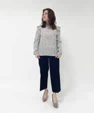 F1LDP22150 MK MICHEL KLEIN(小さいサイズ)(メゾン ドゥ サンク) 【小さいサイズ/制菌加工/Comfortシリーズ】ベーシックワイドパンツ ネイビー