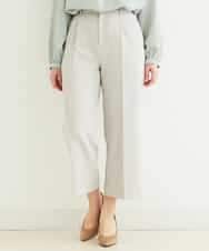 F1LDP22150 MK MICHEL KLEIN(小さいサイズ)(メゾン ドゥ サンク) 【小さいサイズ/制菌加工/Comfortシリーズ】ベーシックワイドパンツ グレージュ