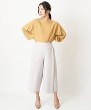 F1LDS52160 MK MICHEL KLEIN(小さいサイズ)(メゾン ドゥ サンク) 【小さいサイズ】パウダリータックスカーチョ/洗える ブルーグレー