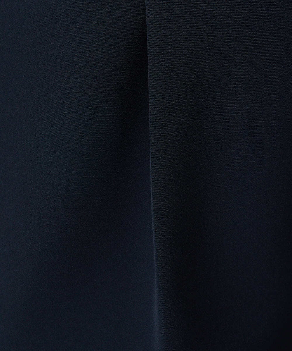 F1LFD11150 MK MICHEL KLEIN(小さいサイズ)(メゾン ドゥ サンク) 【小さいサイズ】ダブルクロス テーパードパンツ/セットアップ対応/防シワ/ストレッチ/洗える グレージュ