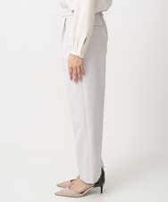 F1LFD11150 MK MICHEL KLEIN(小さいサイズ)(メゾン ドゥ サンク) 【小さいサイズ】ダブルクロス テーパードパンツ/セットアップ対応/防シワ/ストレッチ/洗える グレージュ