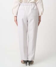 F1LFD11150 MK MICHEL KLEIN(小さいサイズ)(メゾン ドゥ サンク) 【小さいサイズ】ダブルクロス テーパードパンツ/セットアップ対応/防シワ/ストレッチ/洗える グレージュ