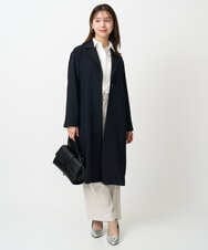 F1LFD15170 MK MICHEL KLEIN(小さいサイズ)(メゾン ドゥ サンク) 【小さいサイズ】2タックストレートワイドパンツ/洗える ベージュ